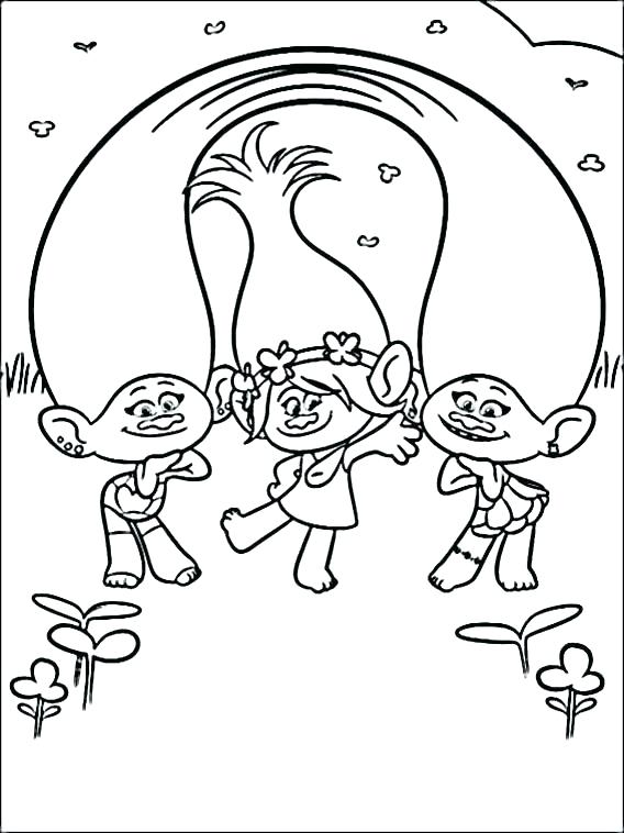 568x758 Trolls Coloring Book Printable Trolls Coloring Book Printable