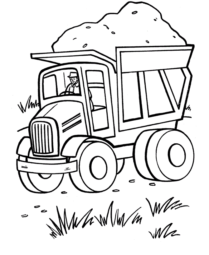 Free Printable Truck Coloring Pages