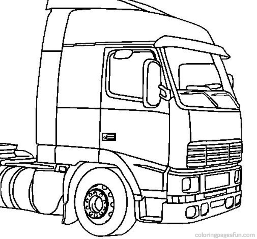 860x800 Truck Coloring Pages Color Printing Coloring Sheets