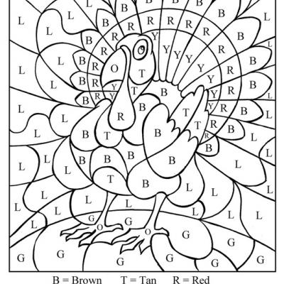 400x400 Thanksgiving Food Coloring Pages