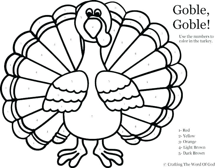 736x571 Printable Turkey Coloring Pages