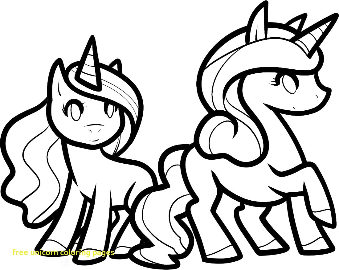 1100x876 Free Unicorn Coloring Pages With 13 Unicorn Color Pages Free