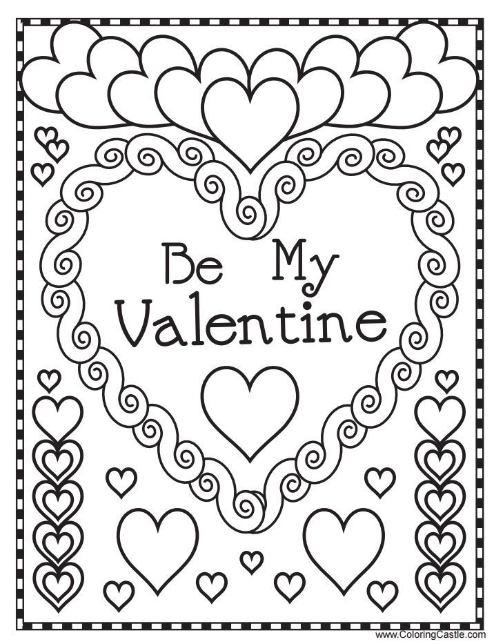 716x933 Coloring Pages And Coloring Books. Free Printable Valentines Day