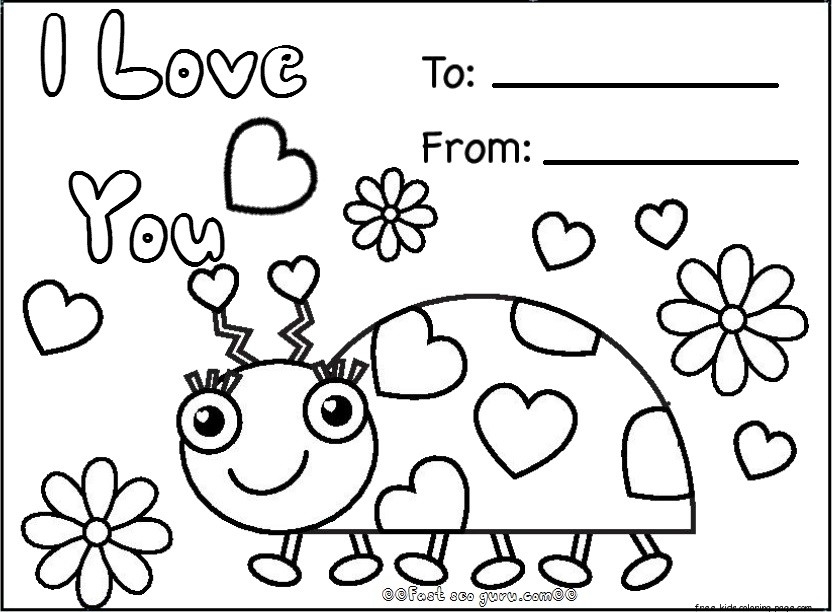 832x612 Valentines Day Coloring Pages Printable Valentines Day Color Pages