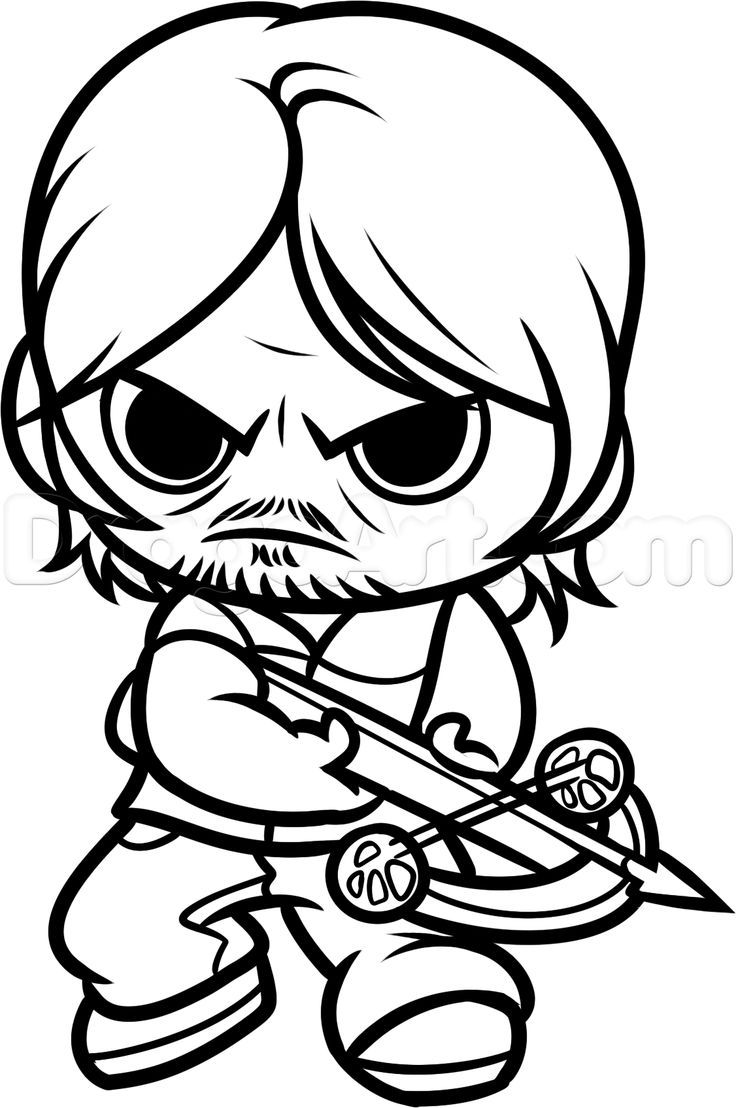 736x1108 Focus Free Walking Dead Coloring Pages Tv Seri