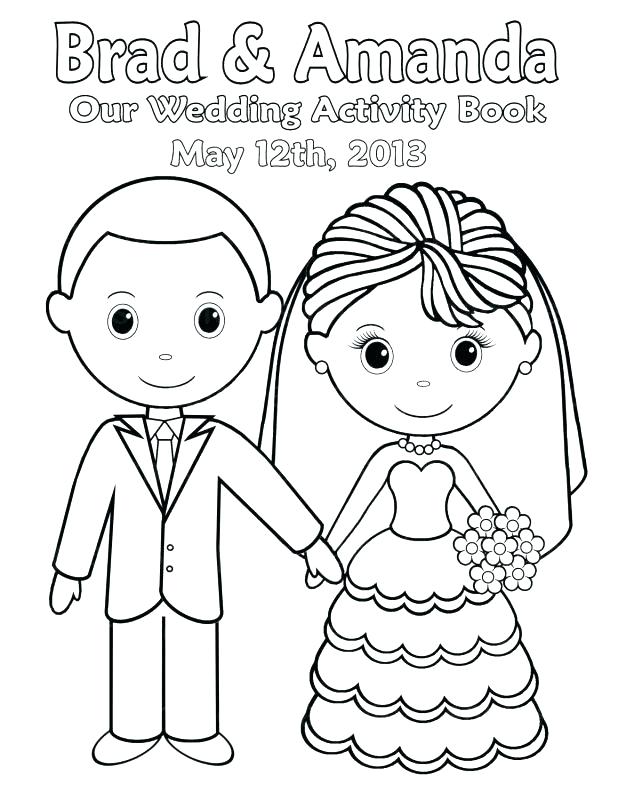 618x800 Wedding Coloring Pages Printable Wedding Coloring Book In Addition