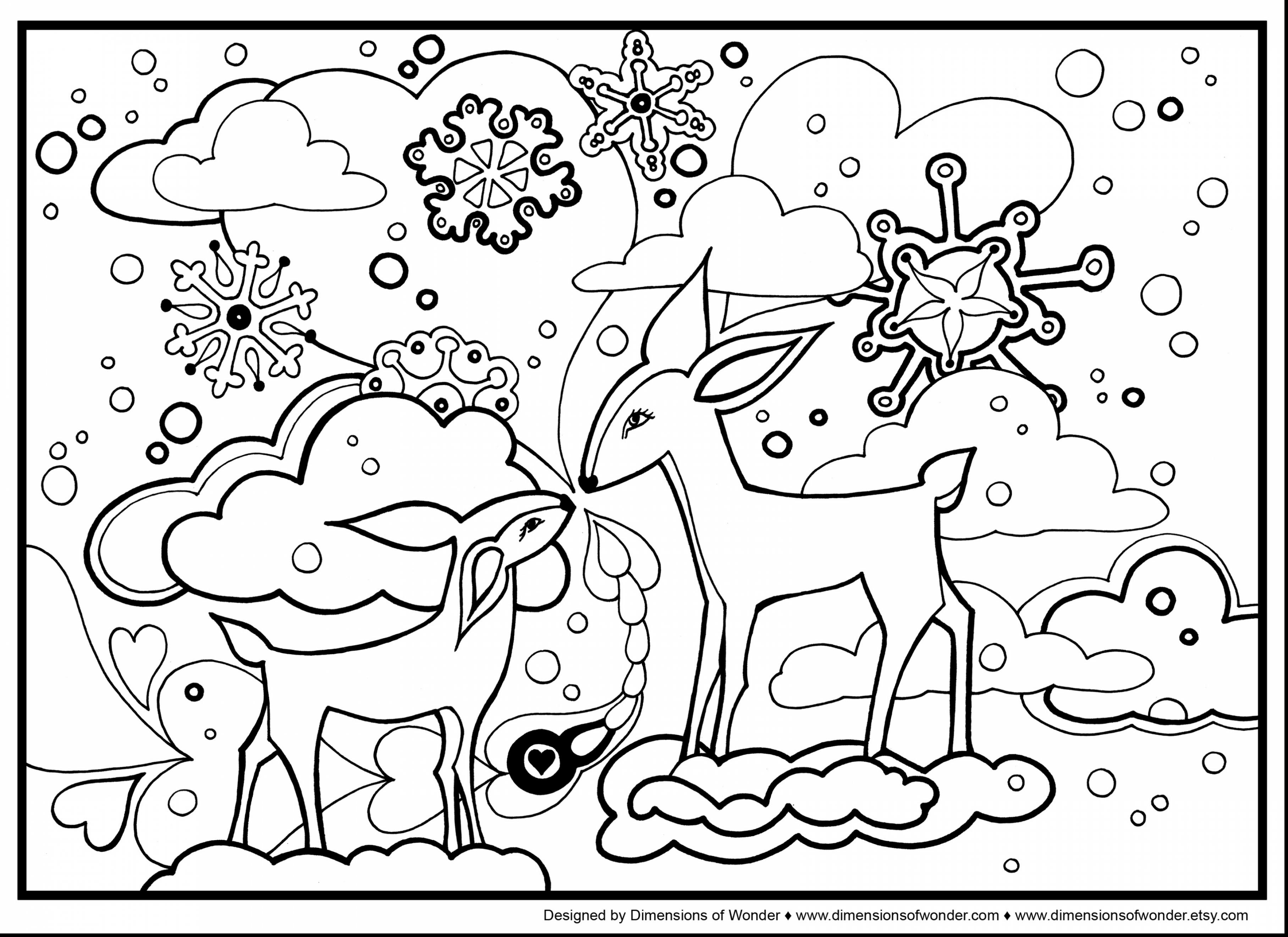 Free Printable Winter Coloring Pages