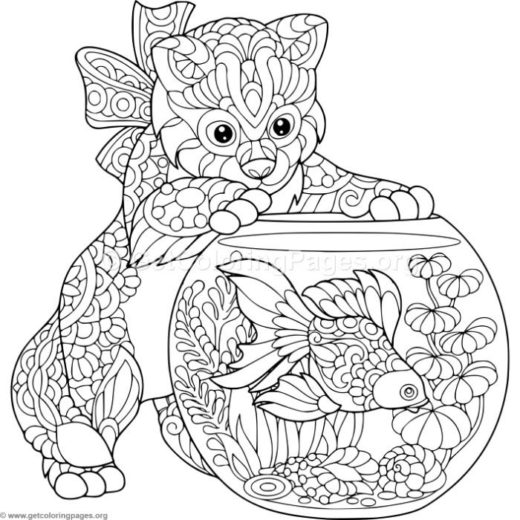 520x520 Printable Zentangle Coloring Pages