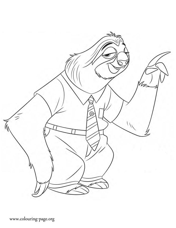 700x906 Meet Flash! He Is A Three Toed Sloth In The Upcoming Disney Movie