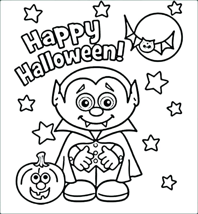 768x830 Inspirational Halloween Color Pages Printable For Coloring Sheets