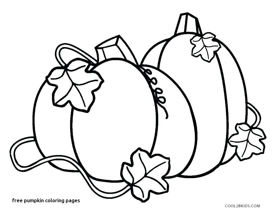 Free Pumpkin Coloring Pages Preschoolers