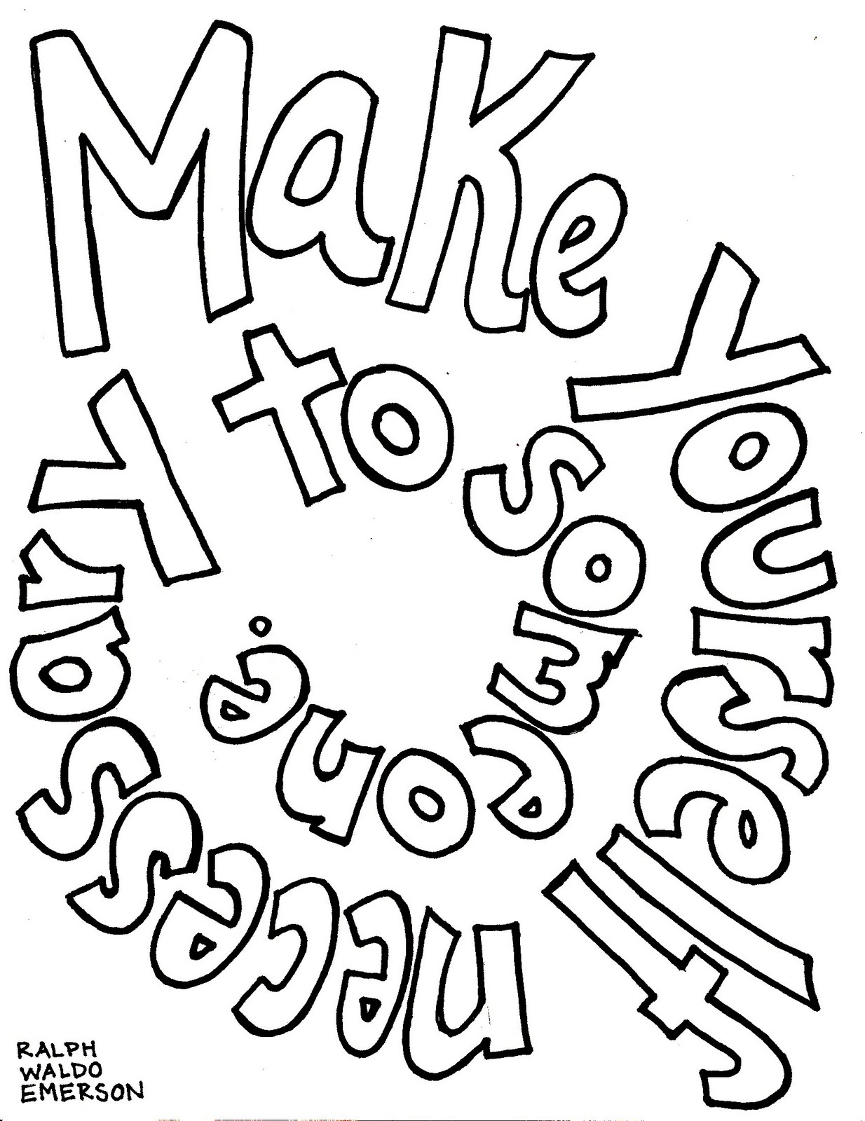 1234x1600 Inspirational Quotes Coloring Pages