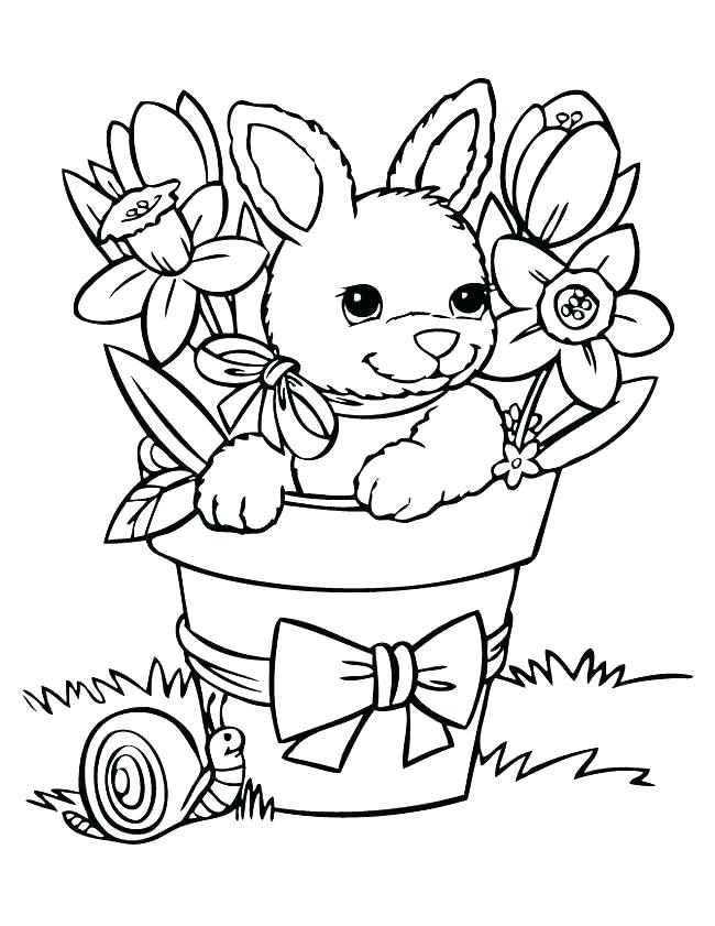 650x841 Rabbit Colouring Page 3 Printable Bunny Coloring Pages Free Bunny