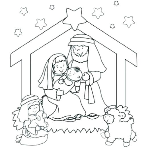 520x520 Religious Christmas Coloring Pages Christian Coloring Pages Boy