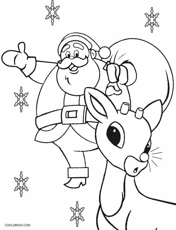615x800 Printable Rudolph Coloring Pages For Kids Cool2bkids