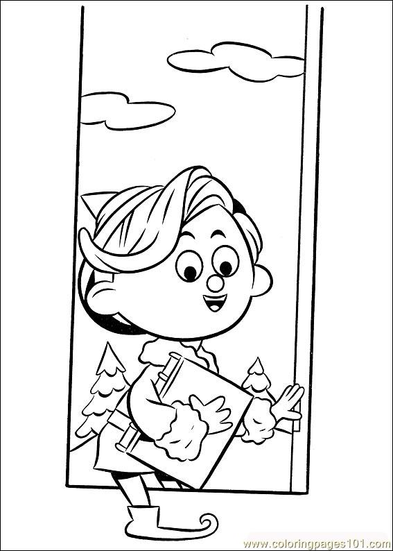 567x794 Rudolph 24 Coloring Page