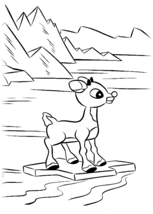 512x716 25 Rudolph Coloring Pages Images Free Coloring Pages