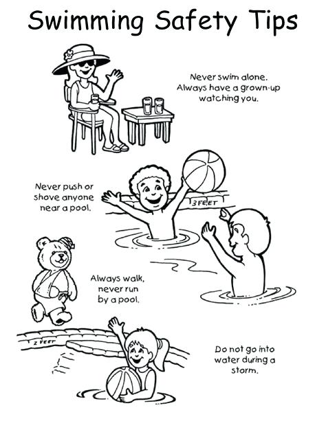 474x613 Pool Safety Coloring Page Google Search Swimming Pool Safety Free