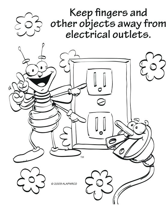 559x710 Safety Coloring Pages Safety Coloring Pages Awesome Pictures