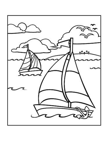 372x482 Planse De Colorat Cu Anotimpul Vara Kids Doodles
