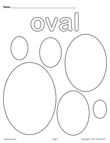 Free Shapes Coloring Pages