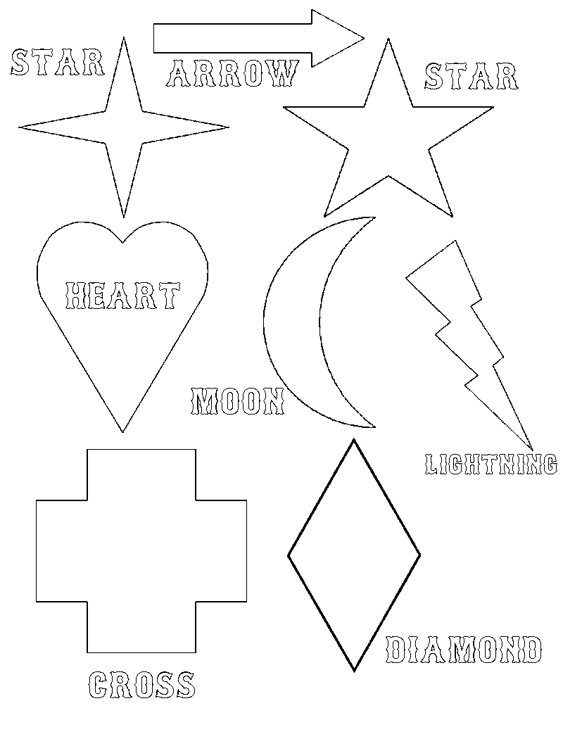 800x1050 Free Printable Shapes Coloring Pages For Kids