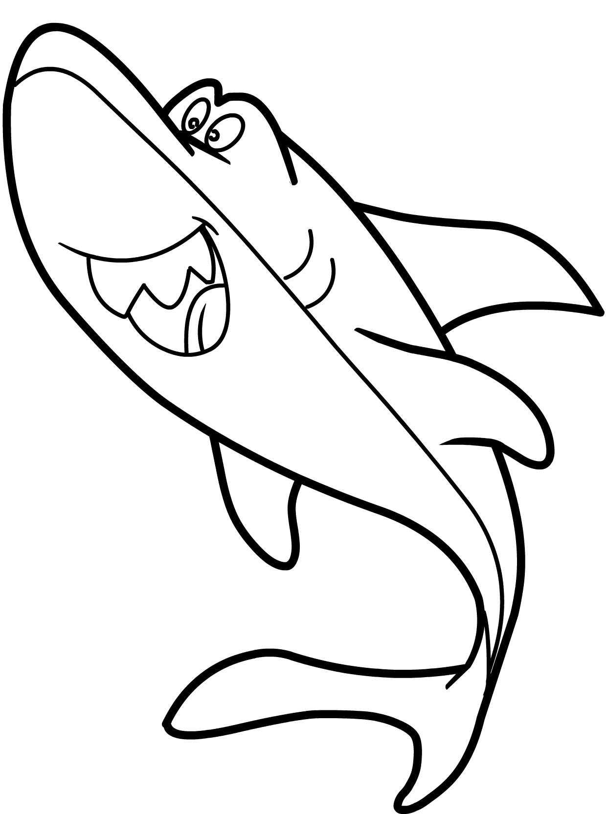 1239x1665 Fascinating Shark Coloring Picture Best Of Cartoon Pages
