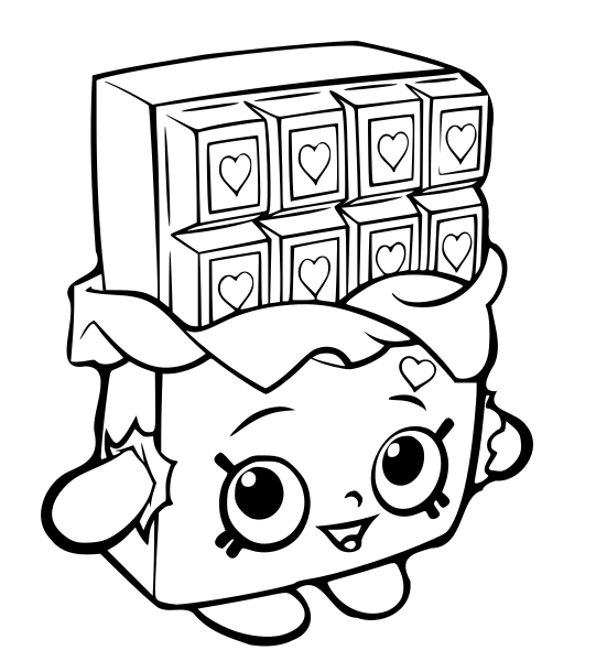 541x600 Shopkin Coloring Pages For Kids Lippy Lips Shopkins Coloring Page