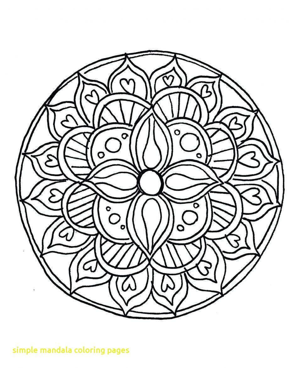 936x1170 Simple Mandalas Coloring Pages Free And Mandala