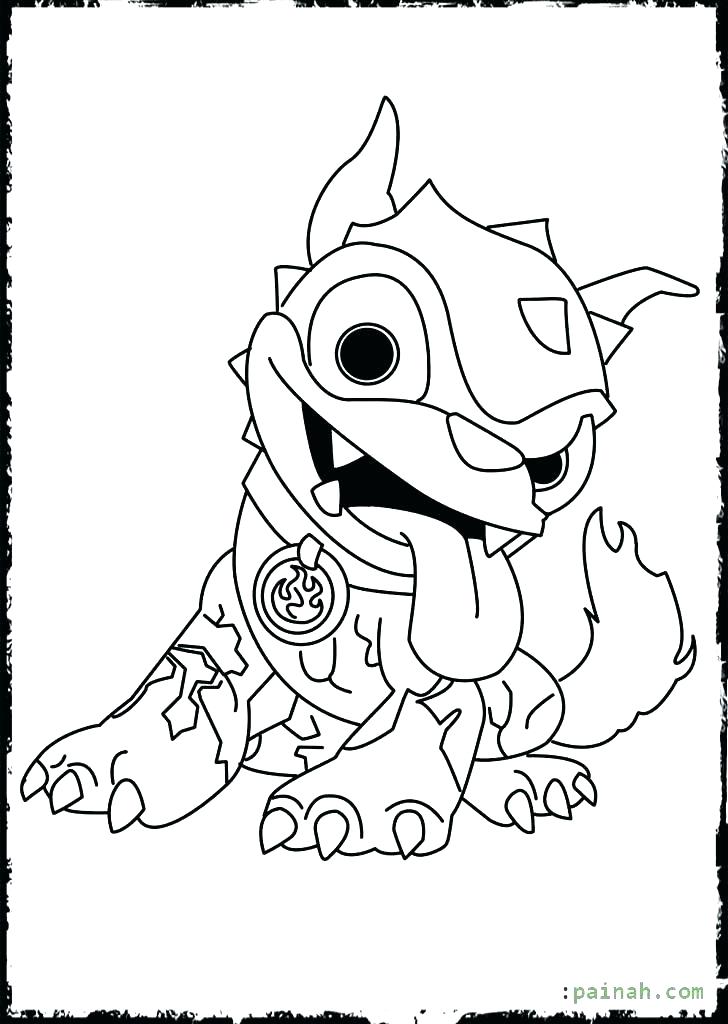 728x1024 Skylanders Coloring Pages Free Trap Team Coloring Pages Wallop