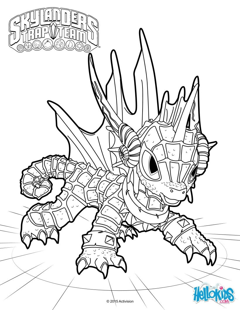 820x1060 Skylanders Coloring Pages Wallop Hellokids Grig3 Org Beautiful