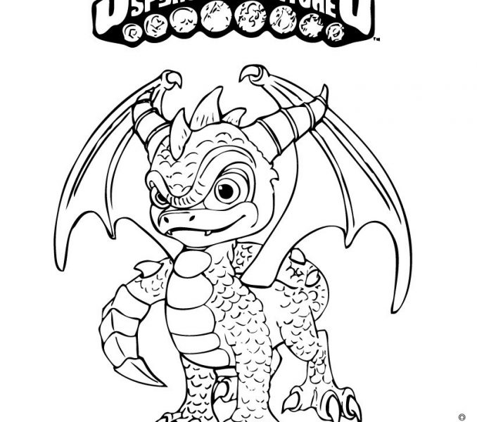 678x600 Skylanders To Print Kids Coloring