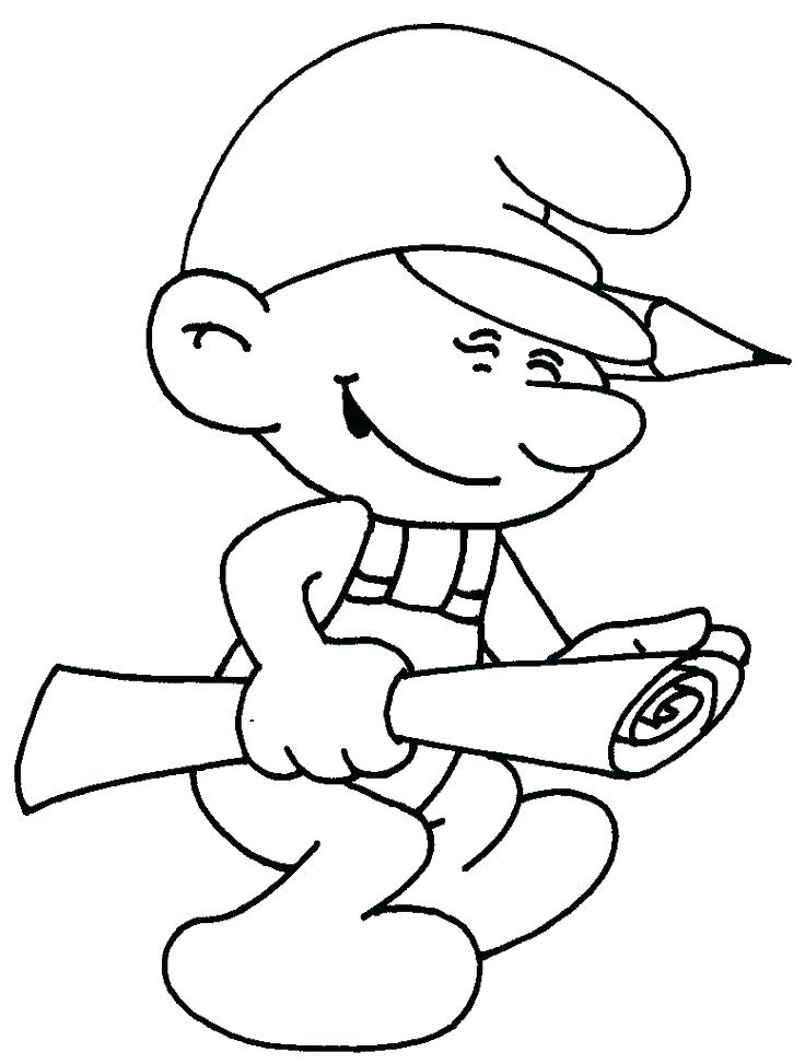 736x973 Smurfs Coloring Pages Online Printable Coloring Smurf Coloring