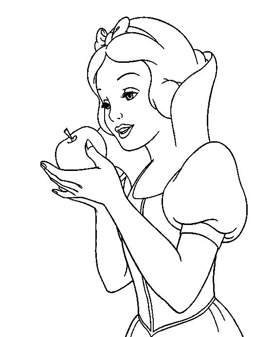 522x692 Snow White Coloring Page Snow White Color Pages Snow White