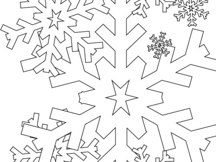 440x330 49 Snowflake Coloring Pages For Adults, Printable Coloring Pages