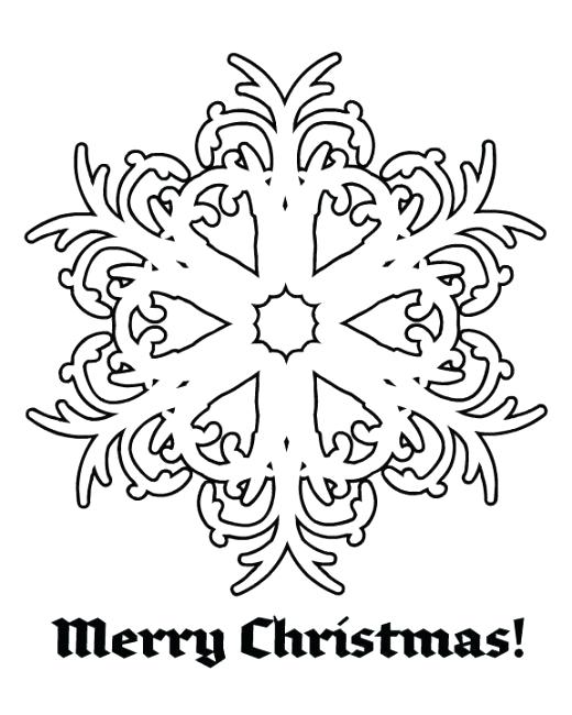 520x650 Adult Coloring Also Snowflake Coloring Pages For Kids Free