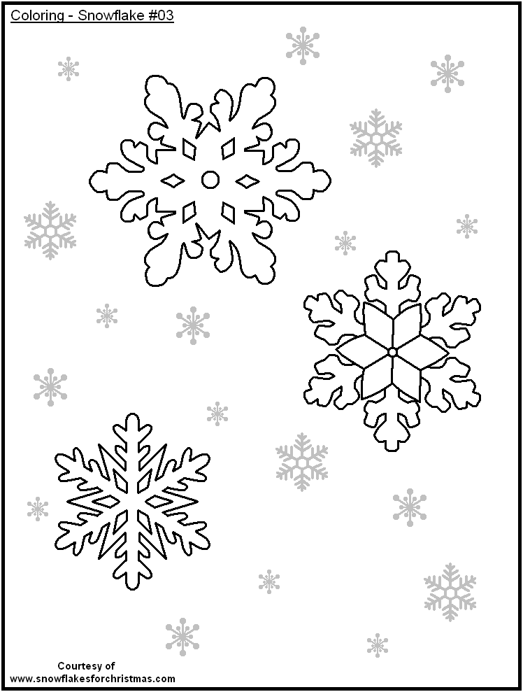 748x989 Christmas Snowflakes Coloring Pages