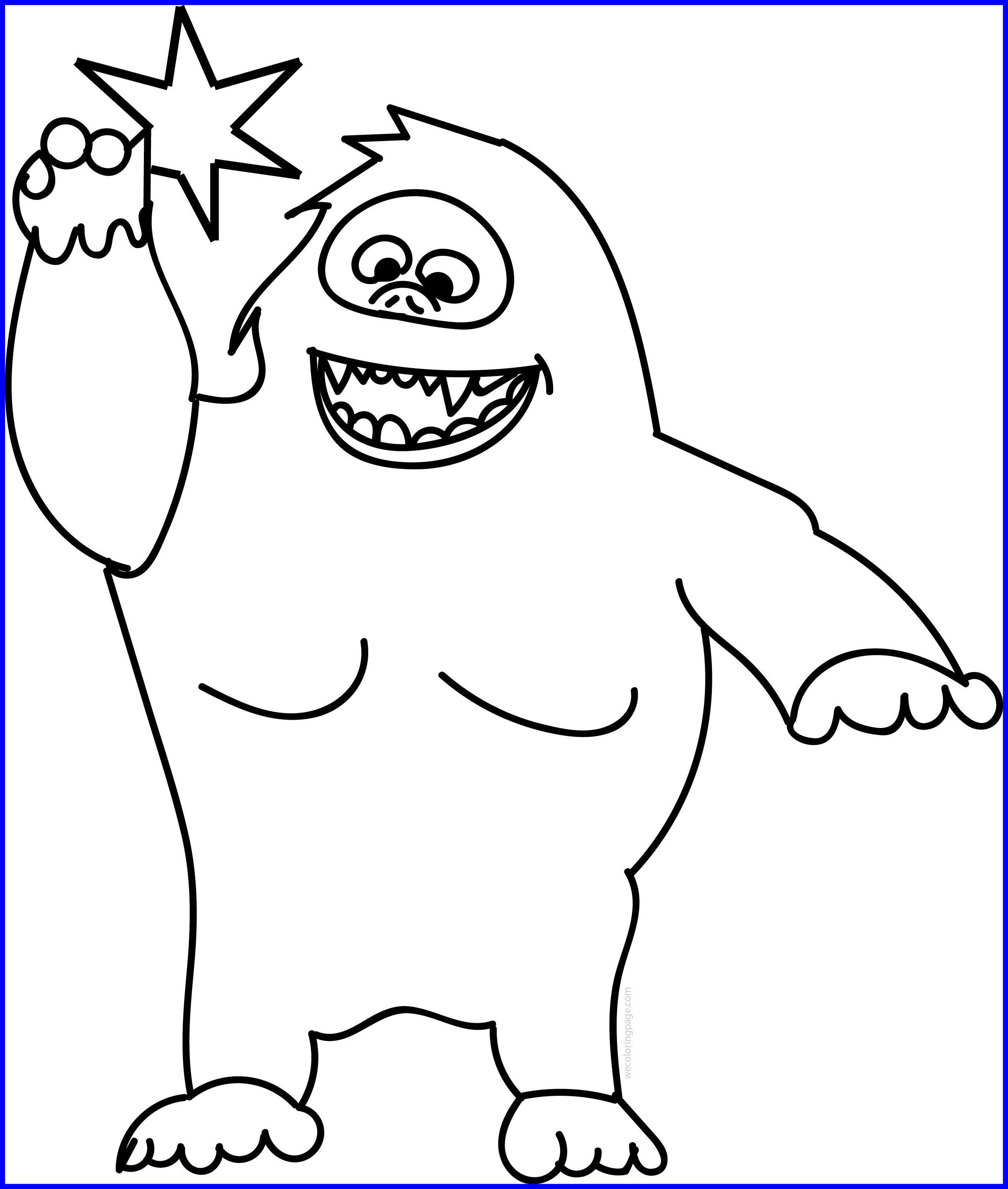 2431x2868 Inspiring Coloring Snowman Colouring Page Abominable Printable