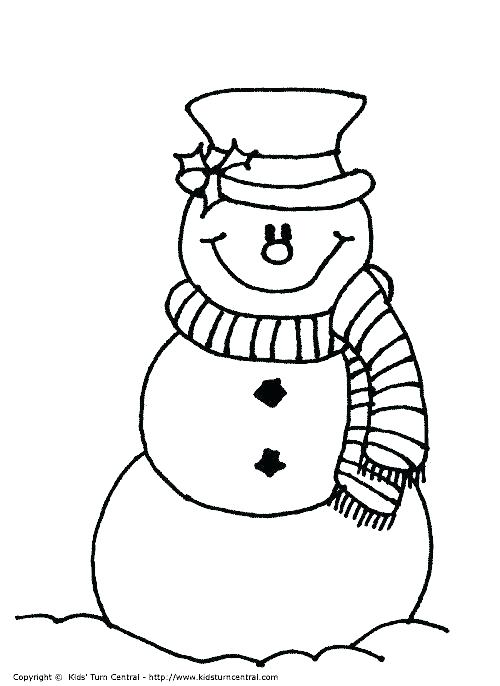 500x686 Coloring Pages Snowman Holiday Coloring Page Coloring Page Snowman