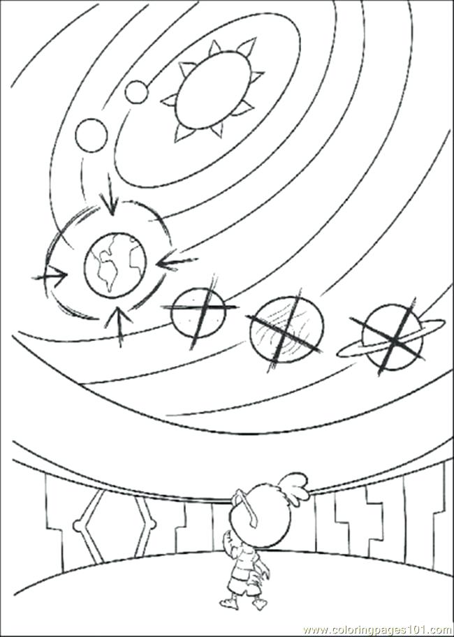 650x912 Printable Solar System Coloring Pages For Kids Solar System