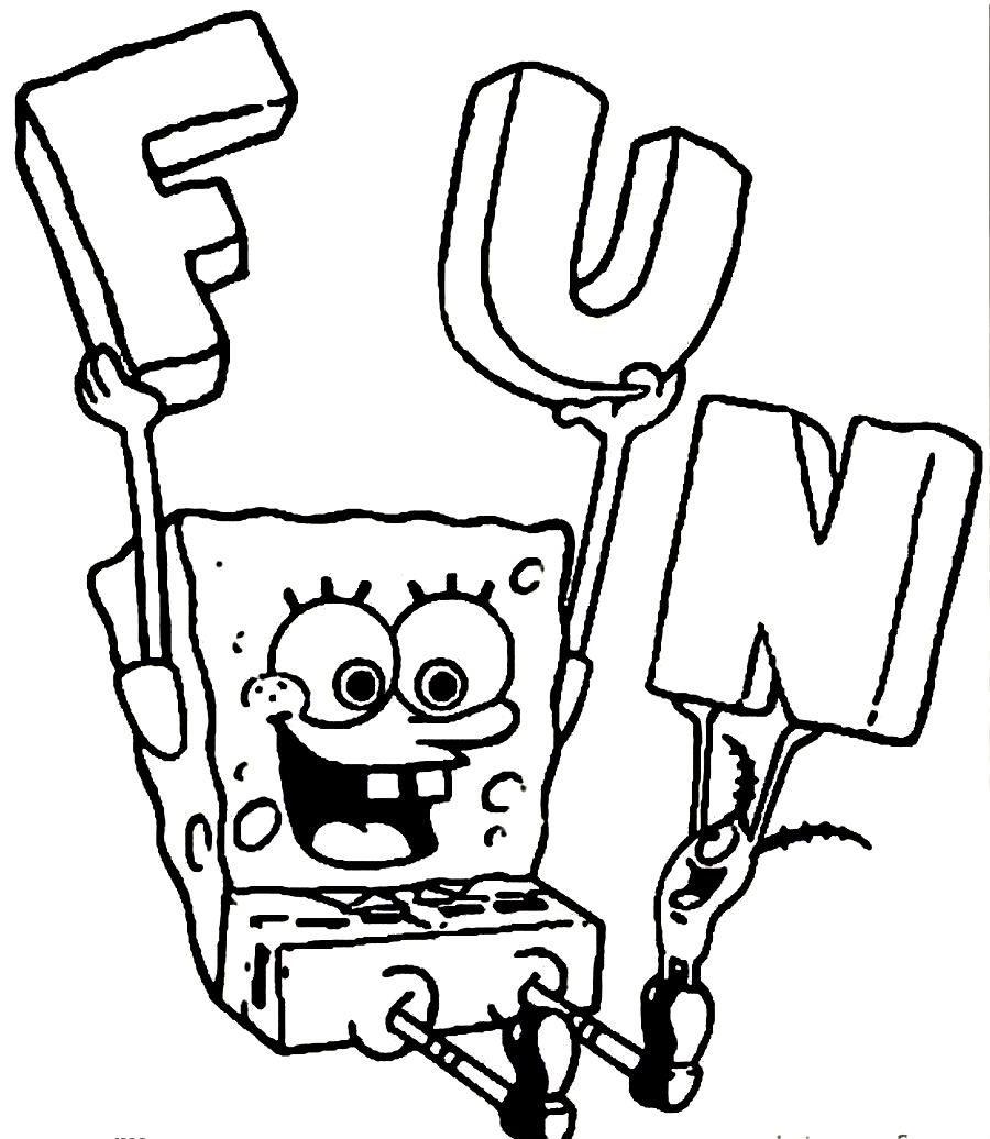 900x1036 Willpower Sponge Bob Colouring Pages Spongebob
