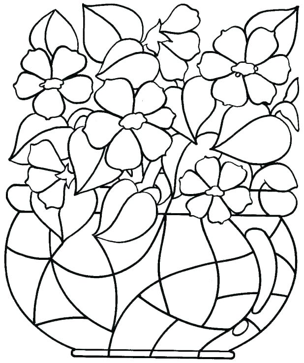 618x739 Printable Spring Flower Coloring Or Printable Kids Coloring Pages