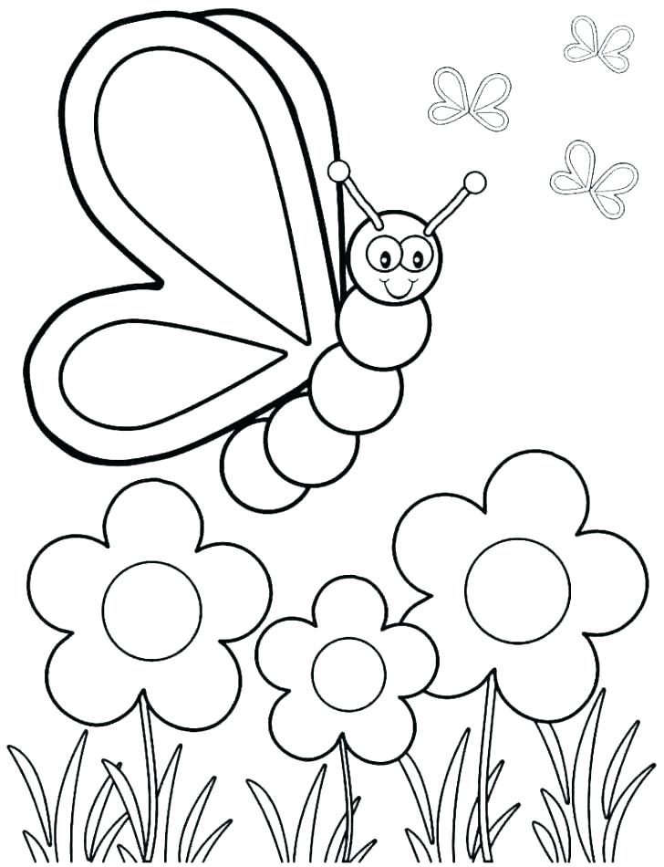 728x950 Spring Coloring Pictures Printable Icontent
