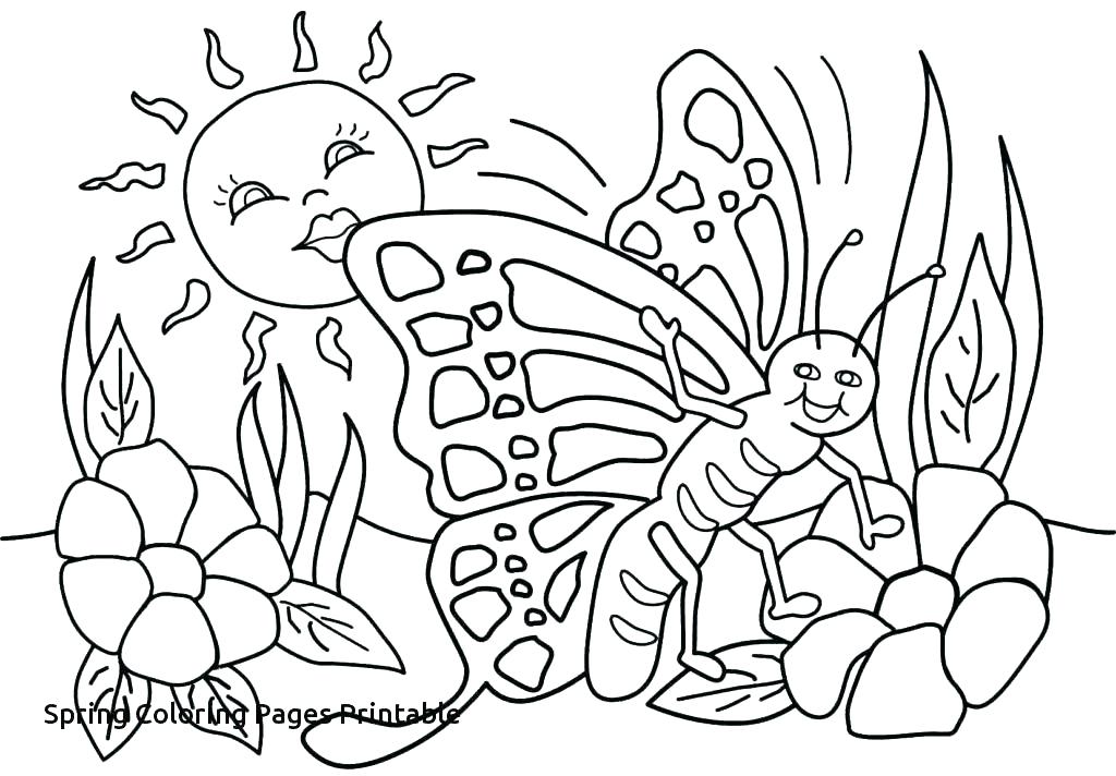 1024x712 Free Spring Coloring Pages Spring Coloring Pages For Preschoolers