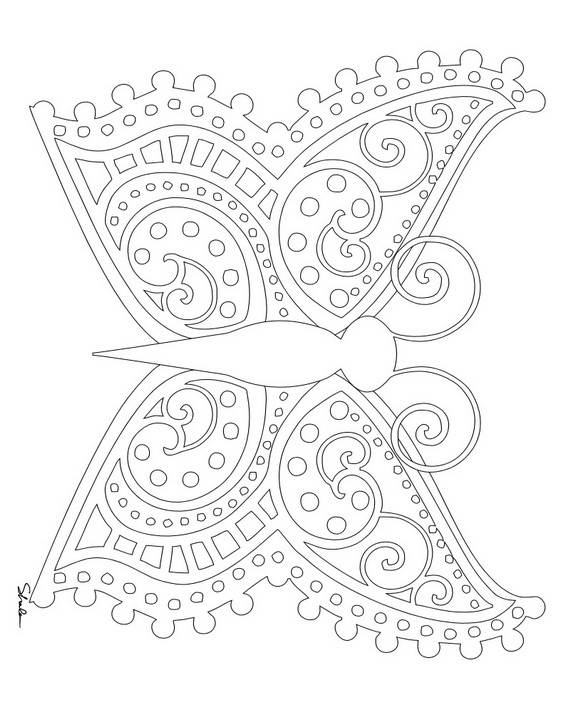 570x713 Spring Coloring Pages For Adults Spring Coloring Pages For Adults