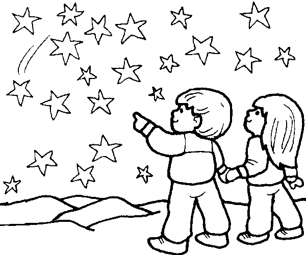 600x500 Star Coloring Pages 360coloringpages