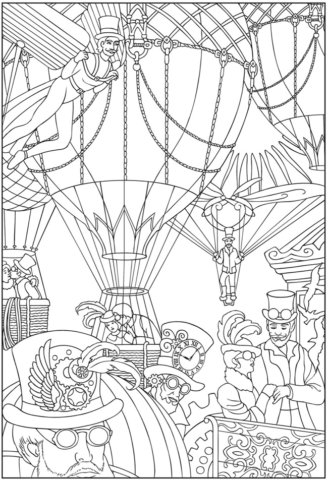 650x954 Steampunk Gears Coloring Pages Free Mechanics Coloring Pages Steam