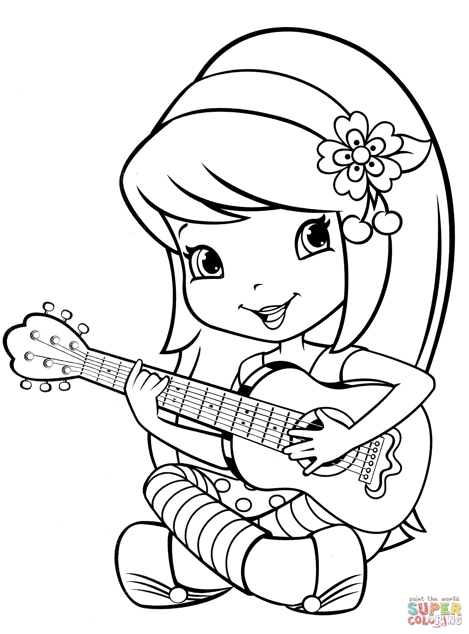 1586x2146 Awesome Strawberry Shortcake Coloring Pages Free Strawberry
