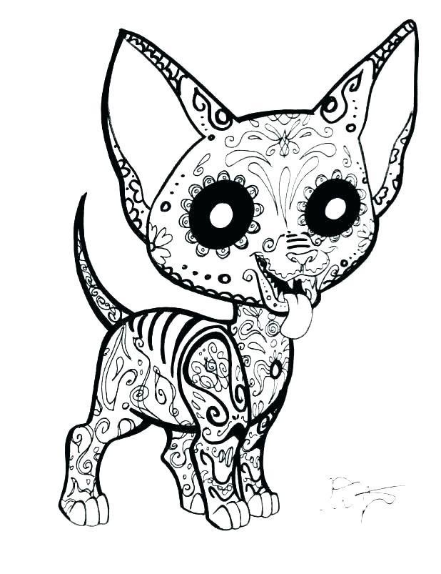 618x803 Coloring Pages Sugar Skulls