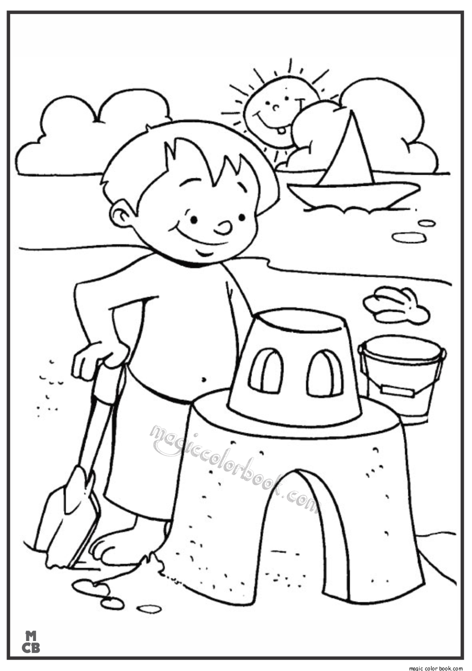 945x1344 Free Summer Coloring Pages Kids